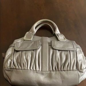 Pewter color Cole Haan bag